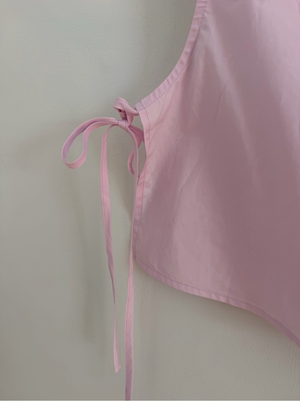 Daphne Paige DeSorbo Sleep Pajama Nightcap Tank Top Crisp Pink Large Lounge Crop - Picture 4 of 8